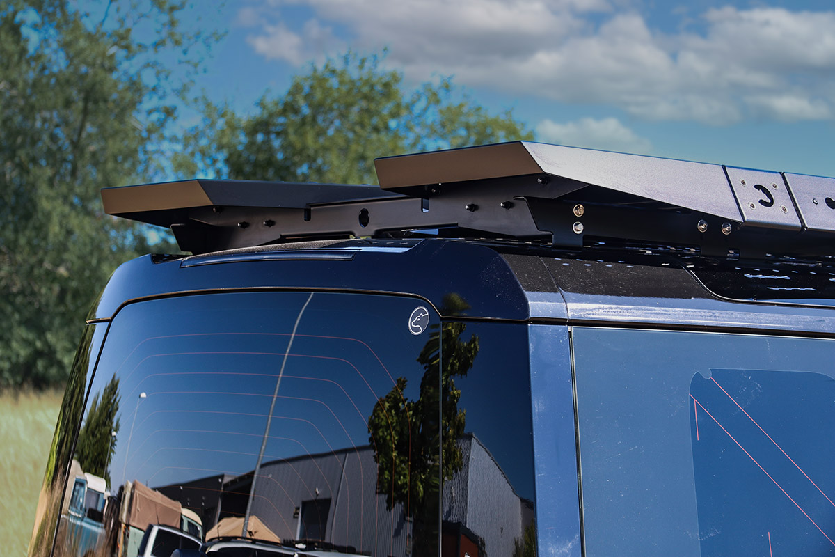 Dachträger New Defender Detail Heck III