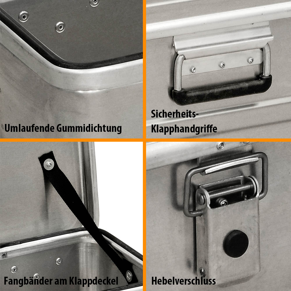 Alubox Besonderheiten