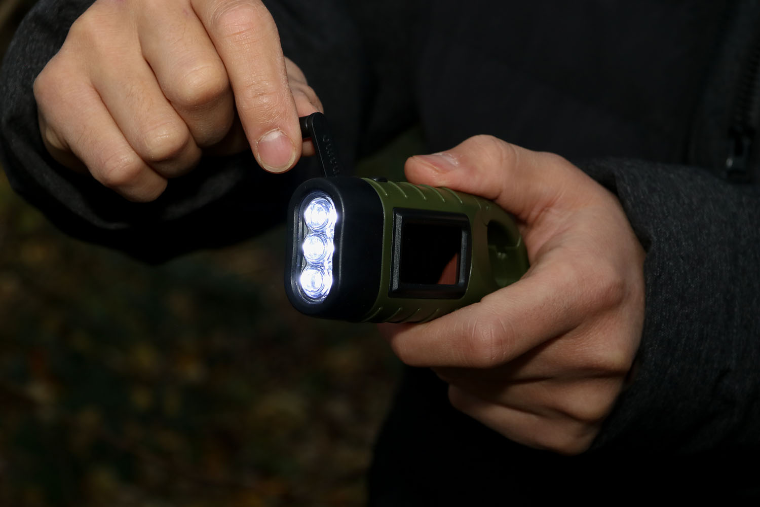 Anwendungsbeispiel Dynamotaschenlampe