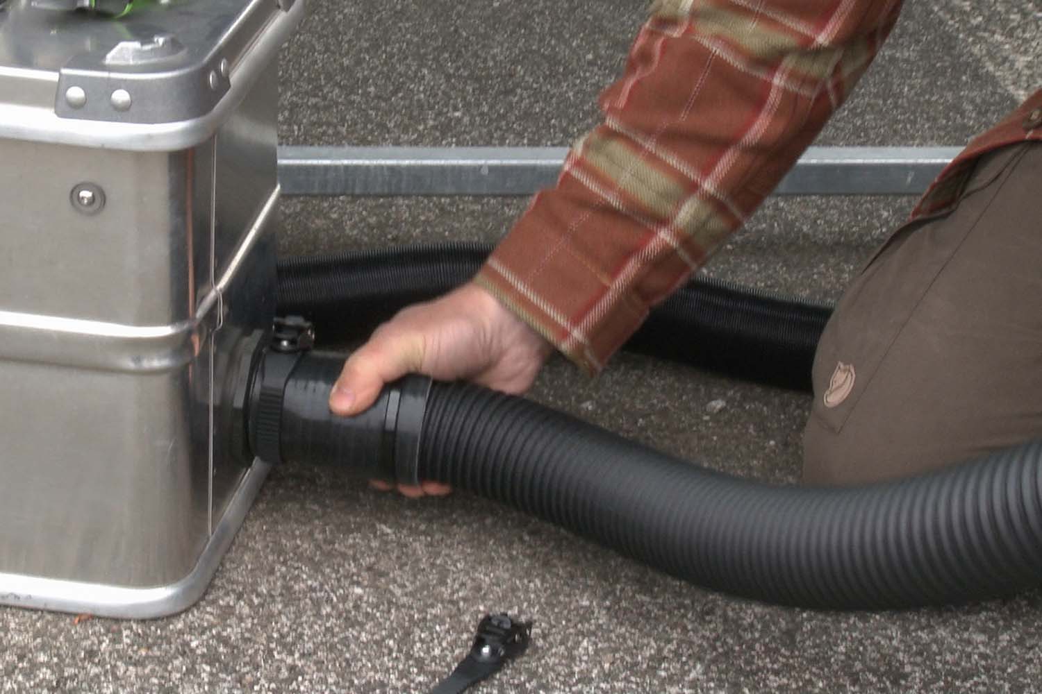 Endstück für Warmluftschlauch WALUFLEX