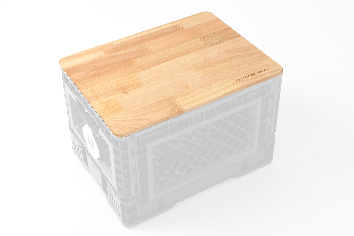 Deckel aus Bambus, für 25l Box