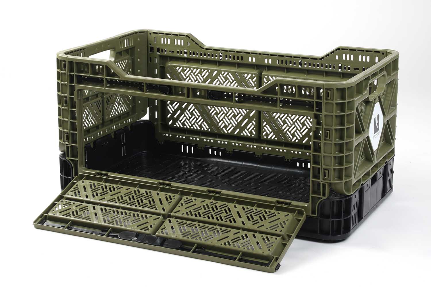 Korbbox, 90l Volumen, oliv