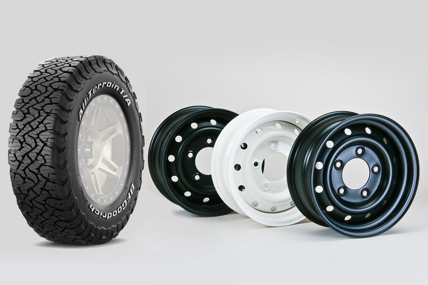 BF Goodrich All Terrain T/A KO3 auf Wolf Stahlfelge