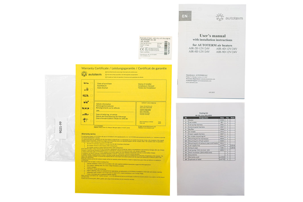 Bedientungsanleitung Air 2D