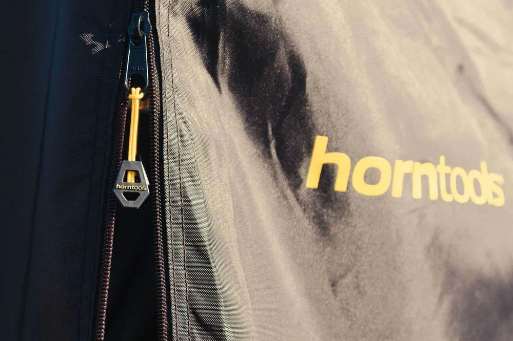 Detailaufnahme, Camping-Duschzelt