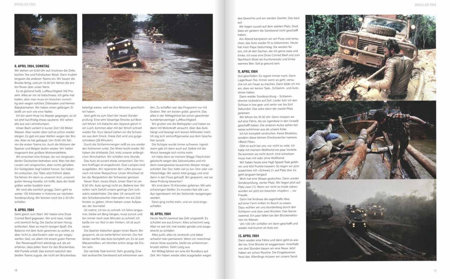 Blick ins Buch, Camel Trophy Seiten 14-15