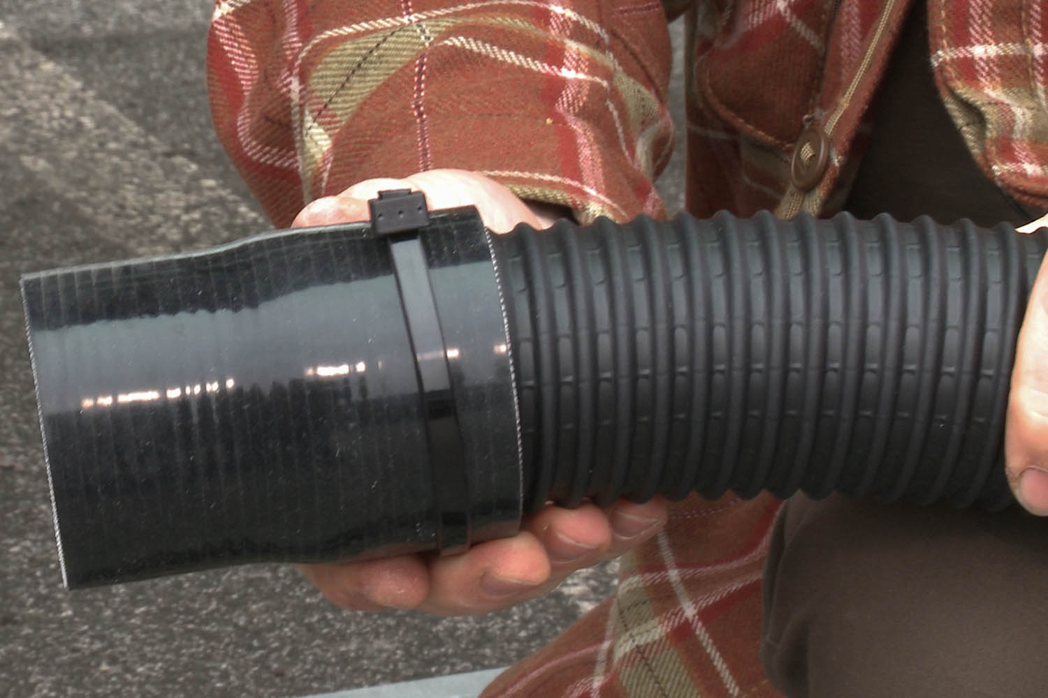 Endstück für Warmluftschlauch WALUFLEX