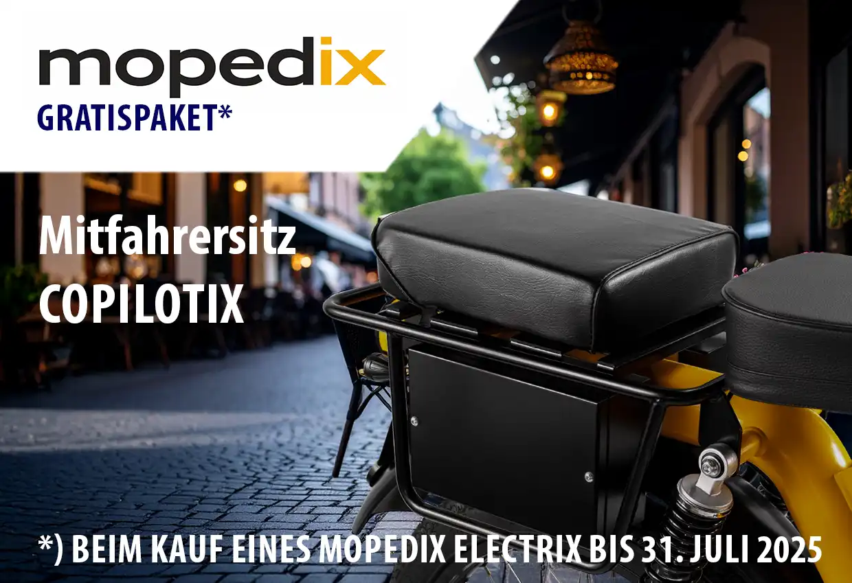 Mopedix Juli 2025 Mitfahrersitz
