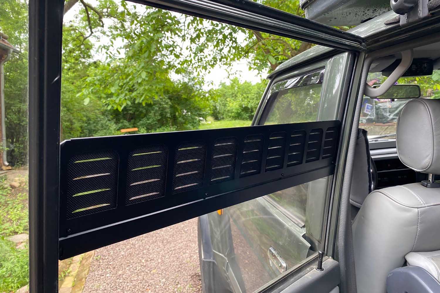 Lüftungsgitter pulverbeschichtet