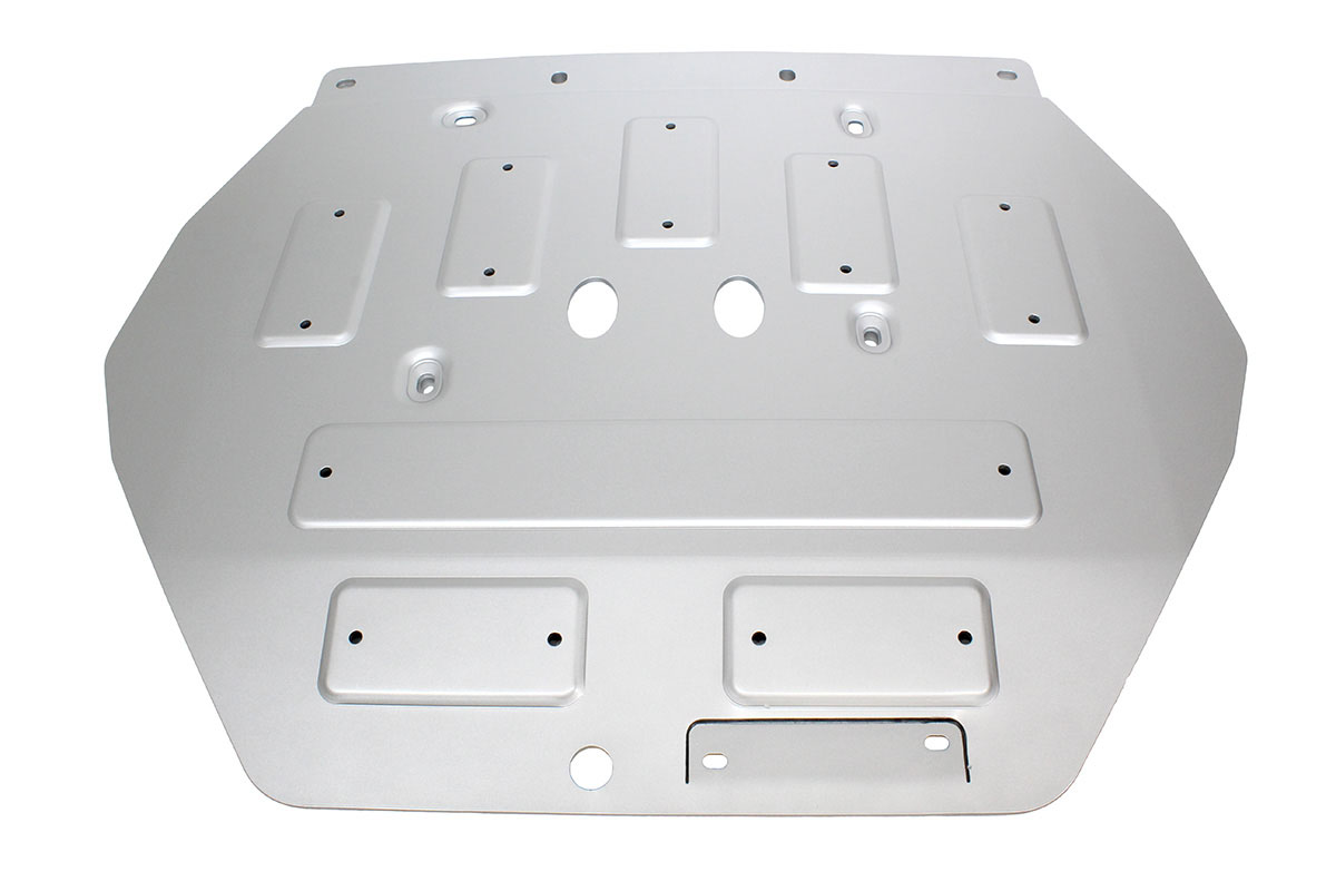 Unterfahrschutz 6 mm Aluminium eloxiert
