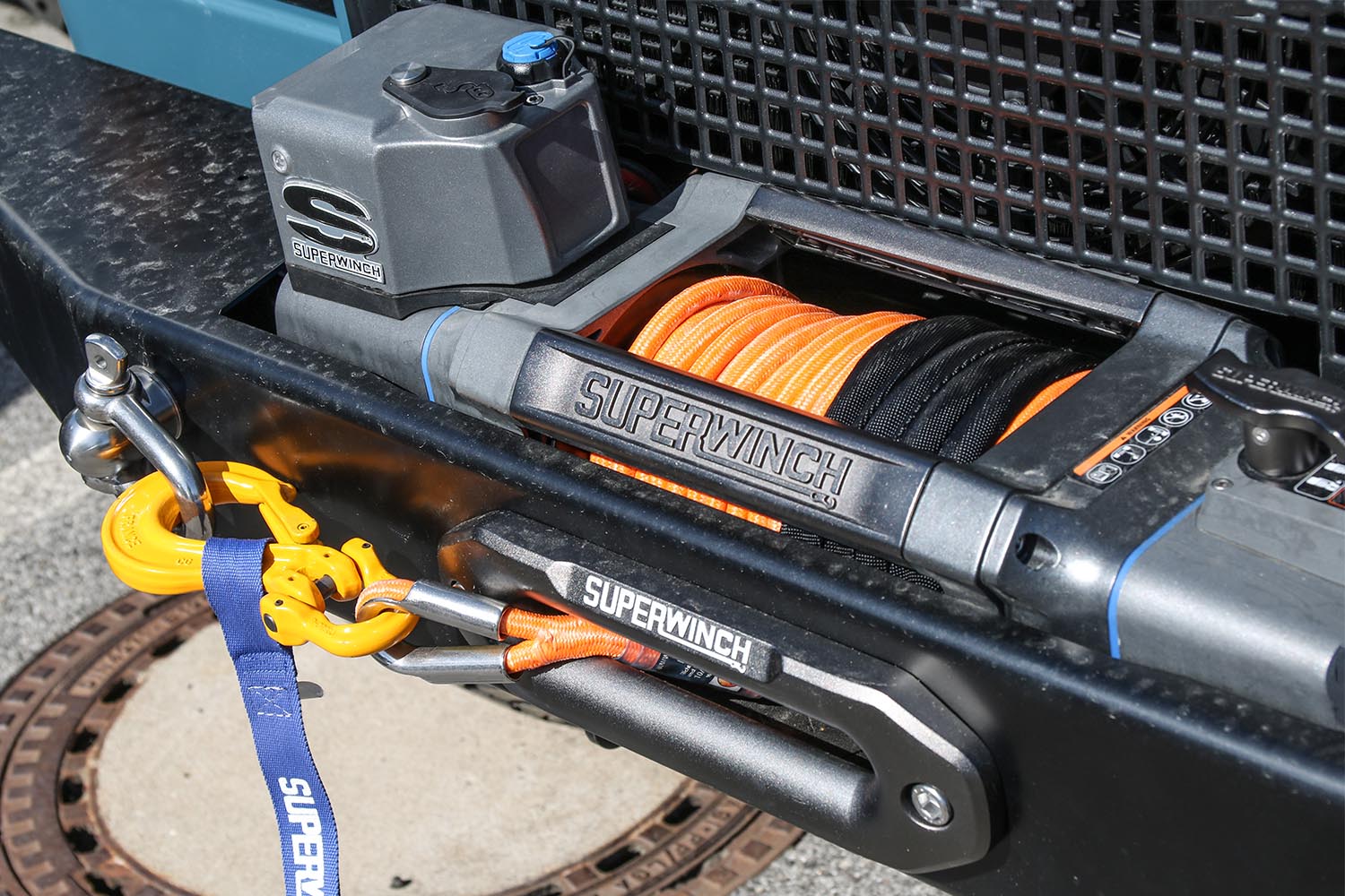 Seilwinde mit Kunststoffseil, Anwendung