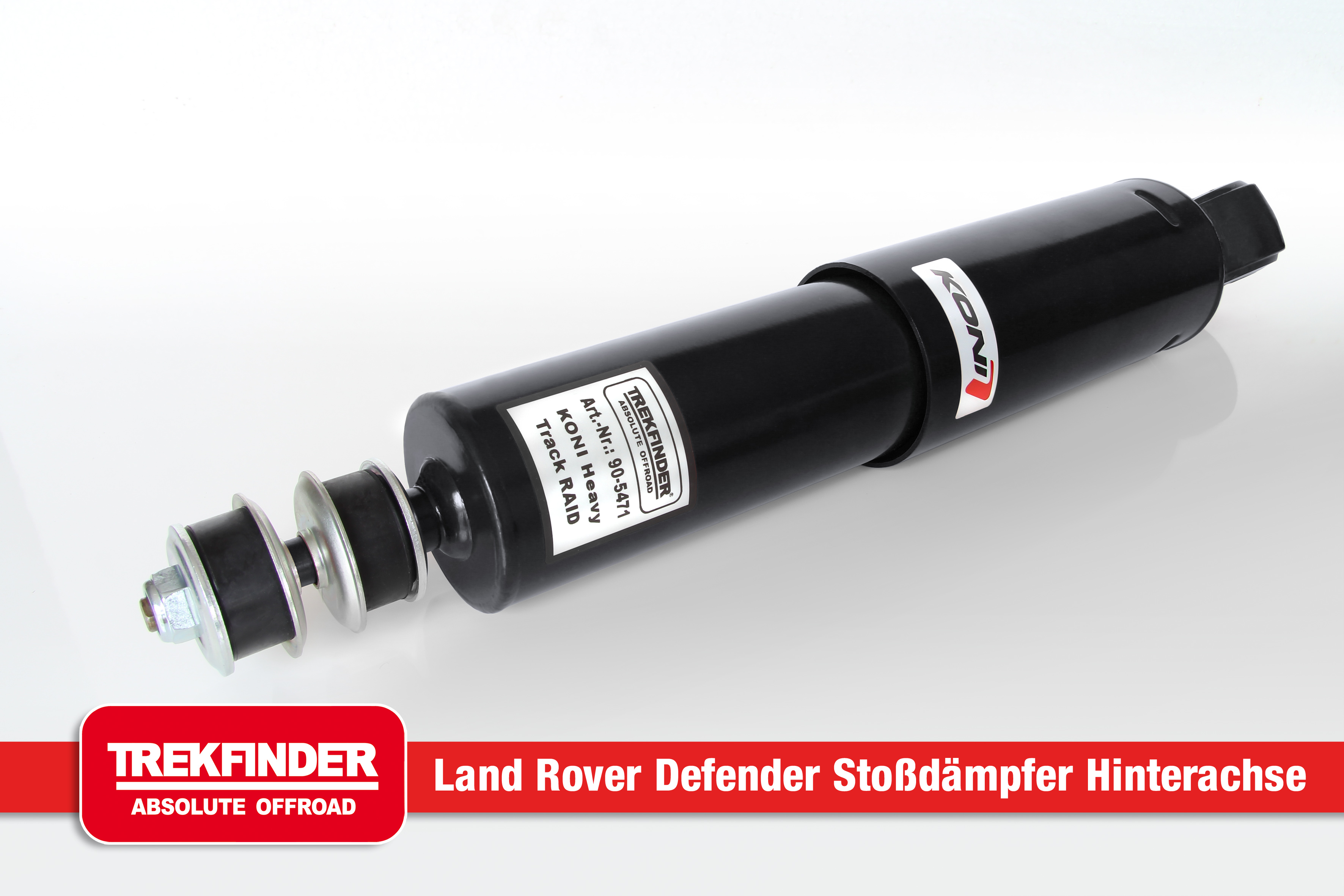 Stoßdämpfer TREKFINDER für LAND ROVER Defender 90 / 110 / 130 Hinterachse von KONI RAID