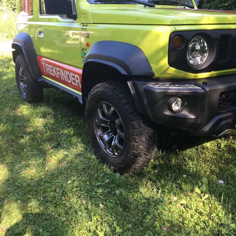 4er Set 23 mm breit, 150cm lang, Kotflügelverbreiterung