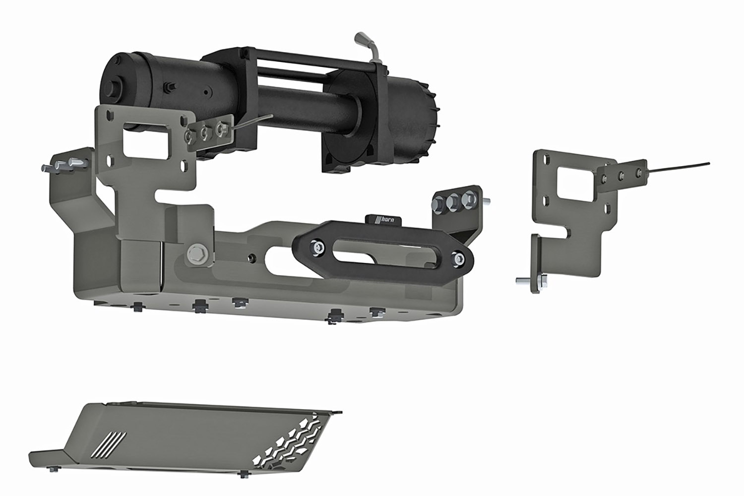 Seilwindensystem Alpha 9.9 für Toyota Hilux Revo, Detailaufnahmen