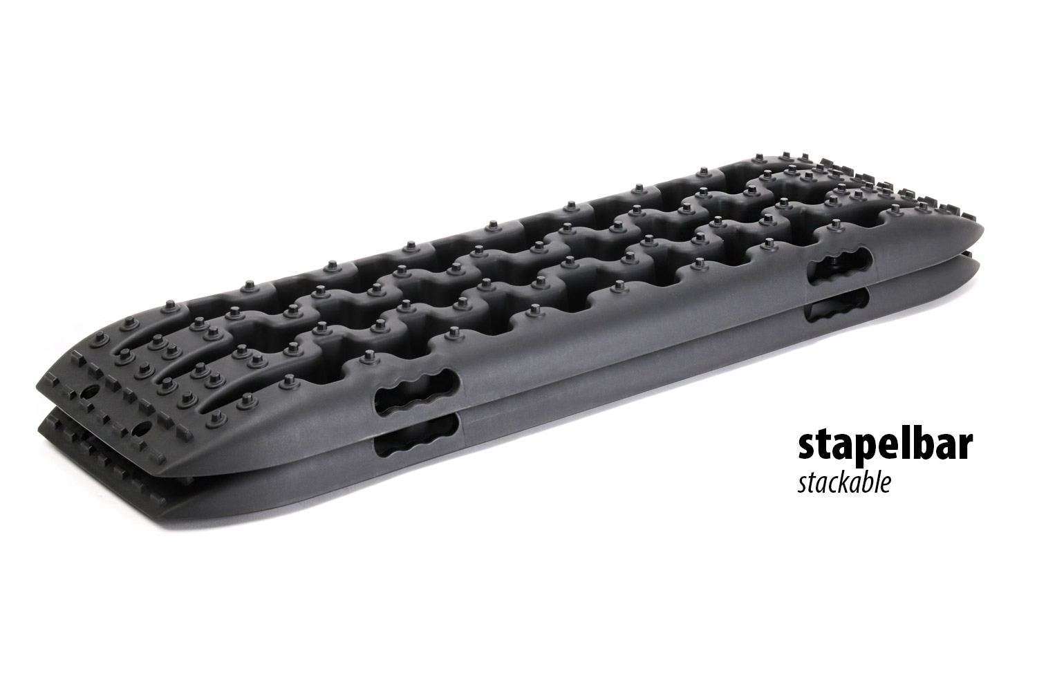 Maximun Traction Anfahrhilfe, Sandblech, stapelbar, Kunststoff schwarz