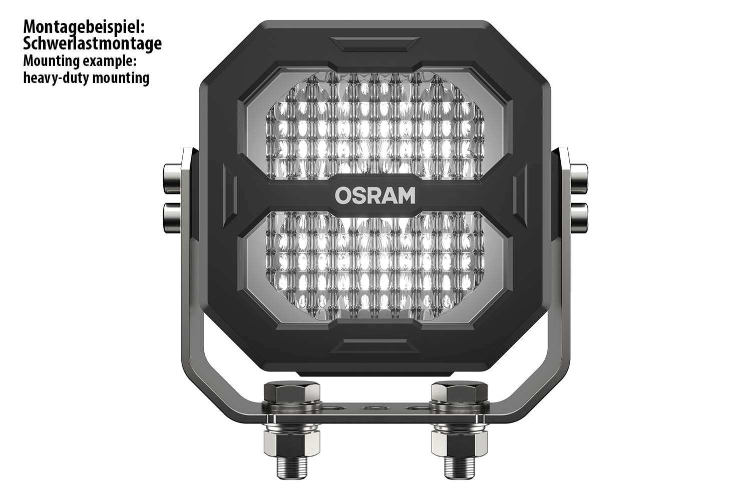 Anwendungsbeispiel, PX4500 Wide montiert mit Schwerlast-Montage Kit