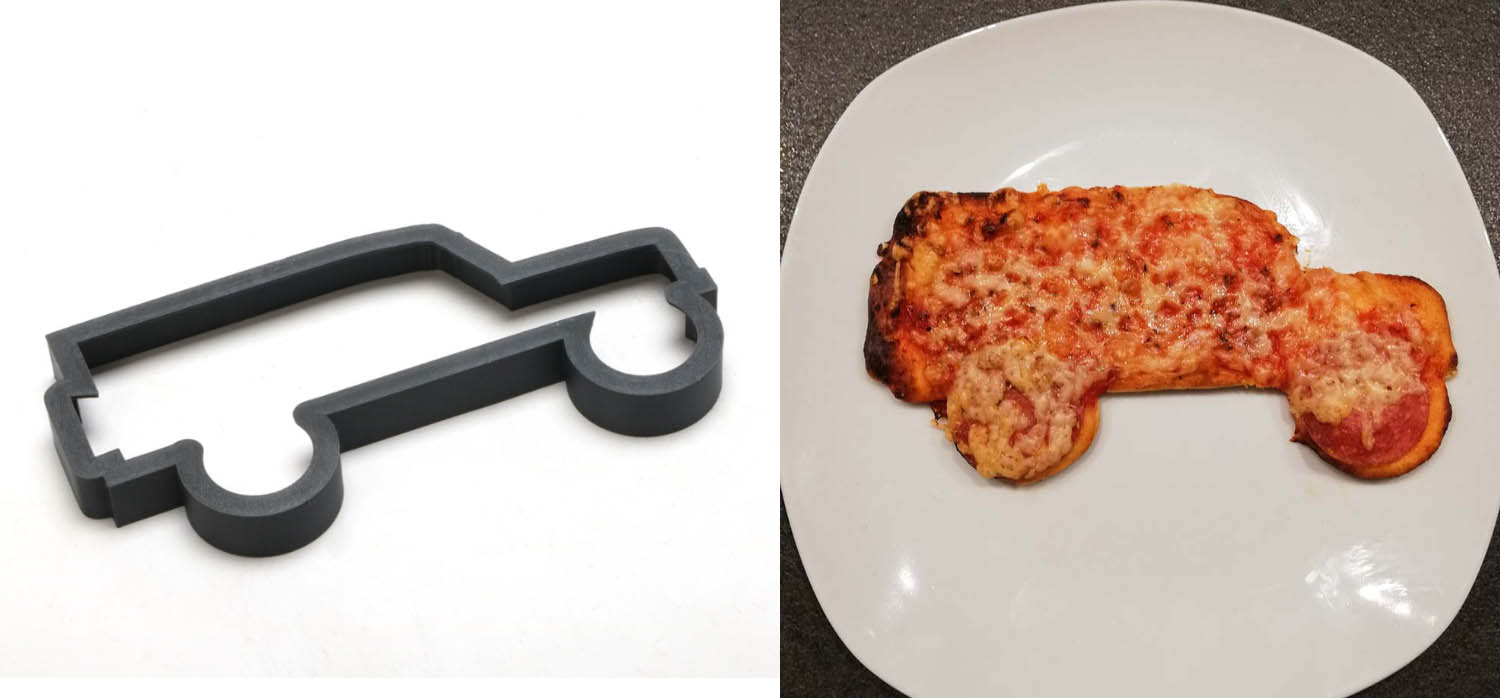 Ausstecher für Pizza / Lebkuchen