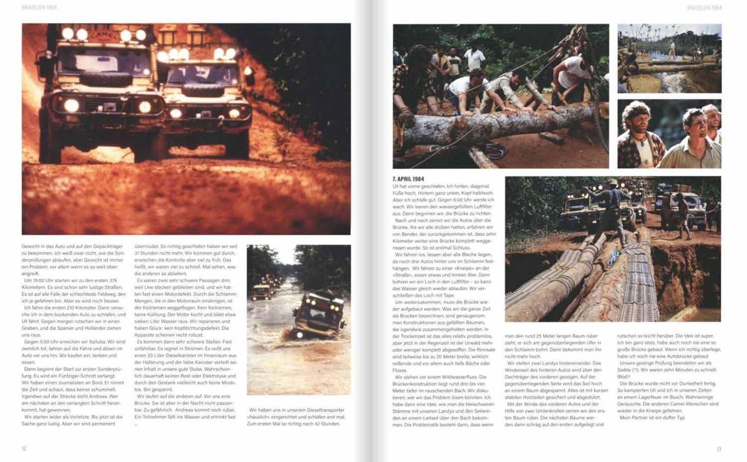 Blick ins Buch, Camel Trophy Seiten 12-13