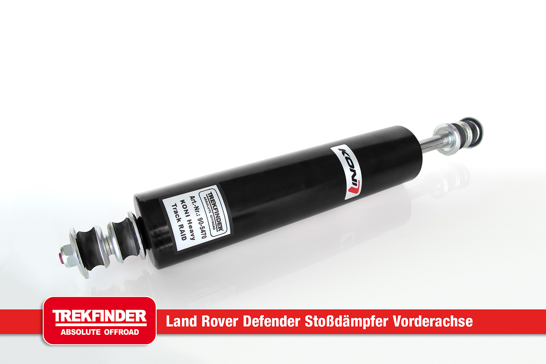 Stoßdämpfer TREKFINDER für LAND ROVER Defender 90 / 110 / 130 Vorderachse von KONI RAID