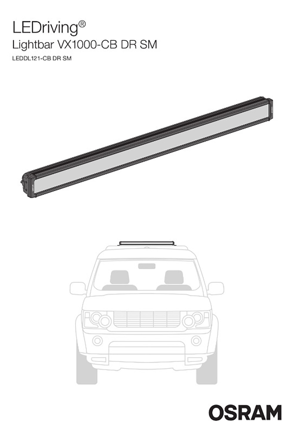 VX1000 CB DR SM, LEDDL121-CB DR SM