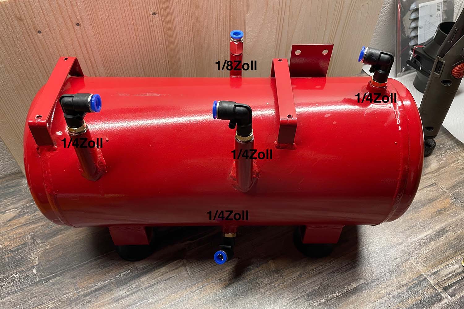 Druckluftkessel - 8 Liter