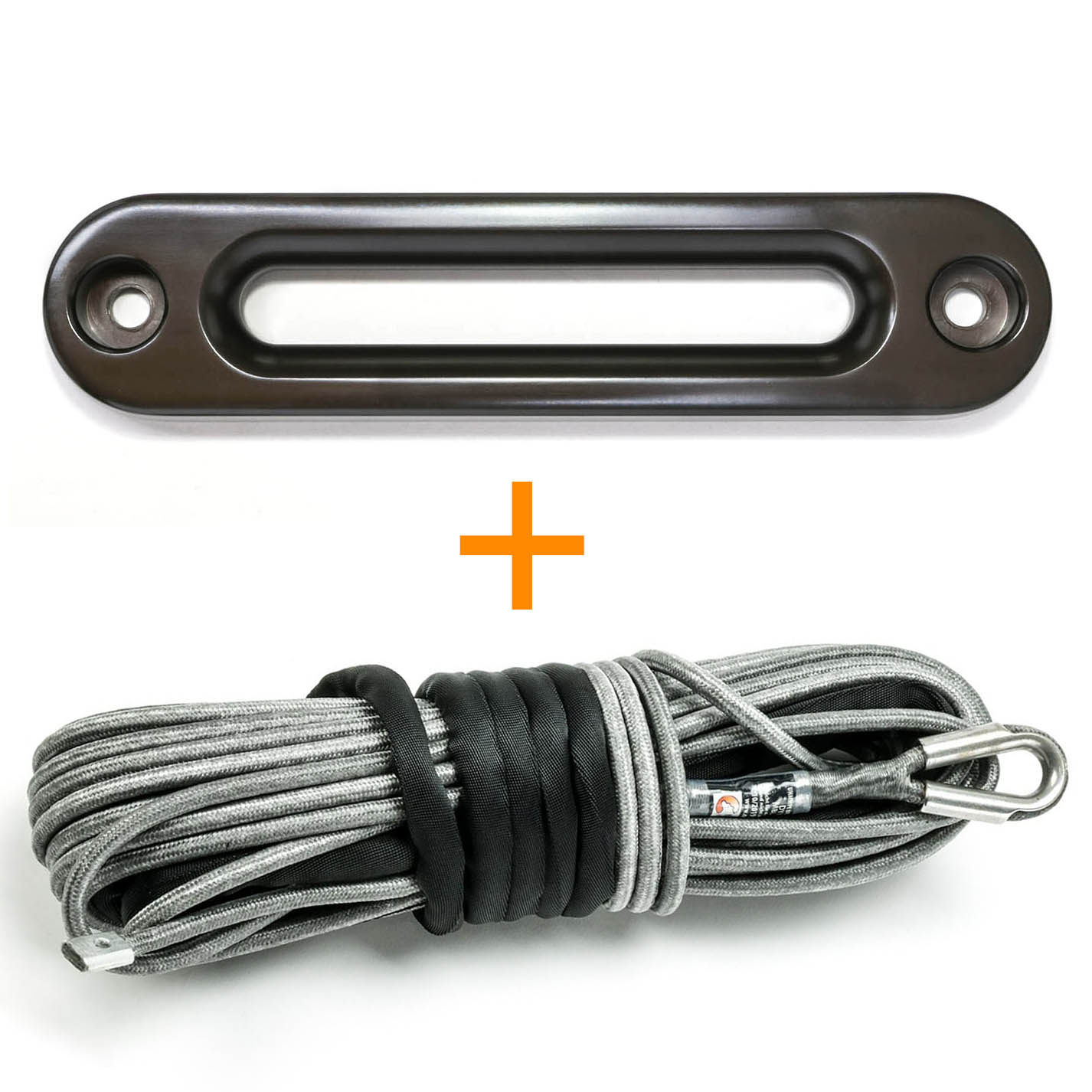 Kunststoffwindenseil, grau, inkl. Windenfenster