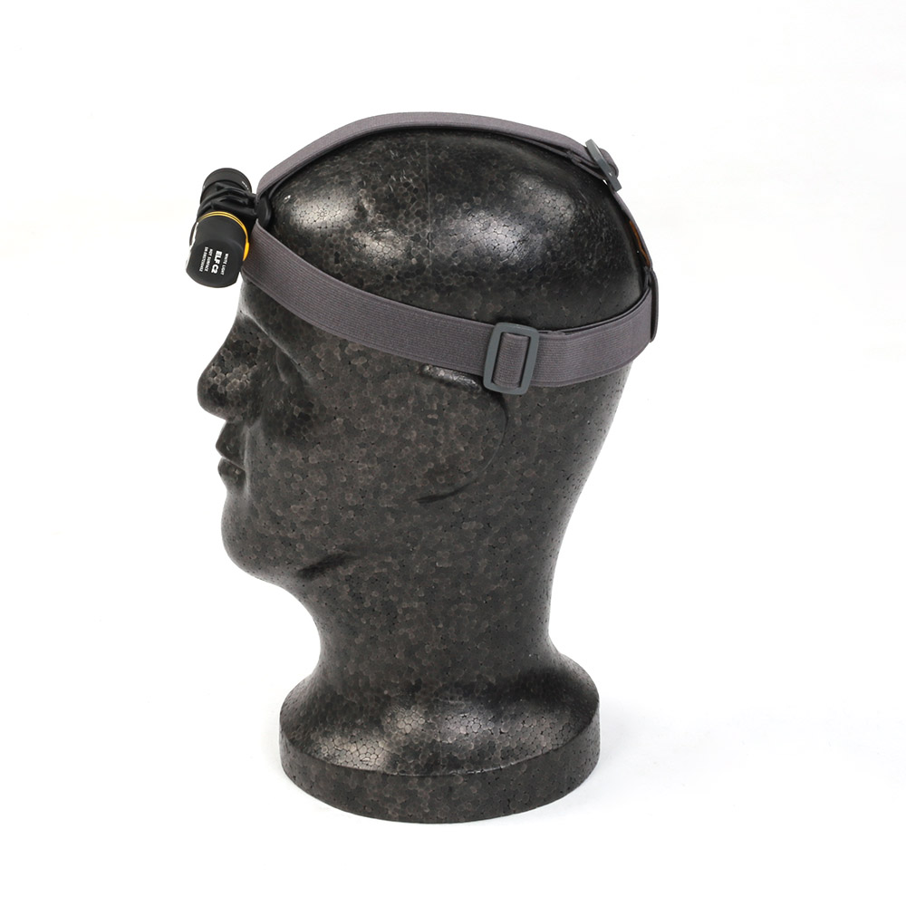 Halteband für Stirnlampe, Ersatzband, Gummiband, grau