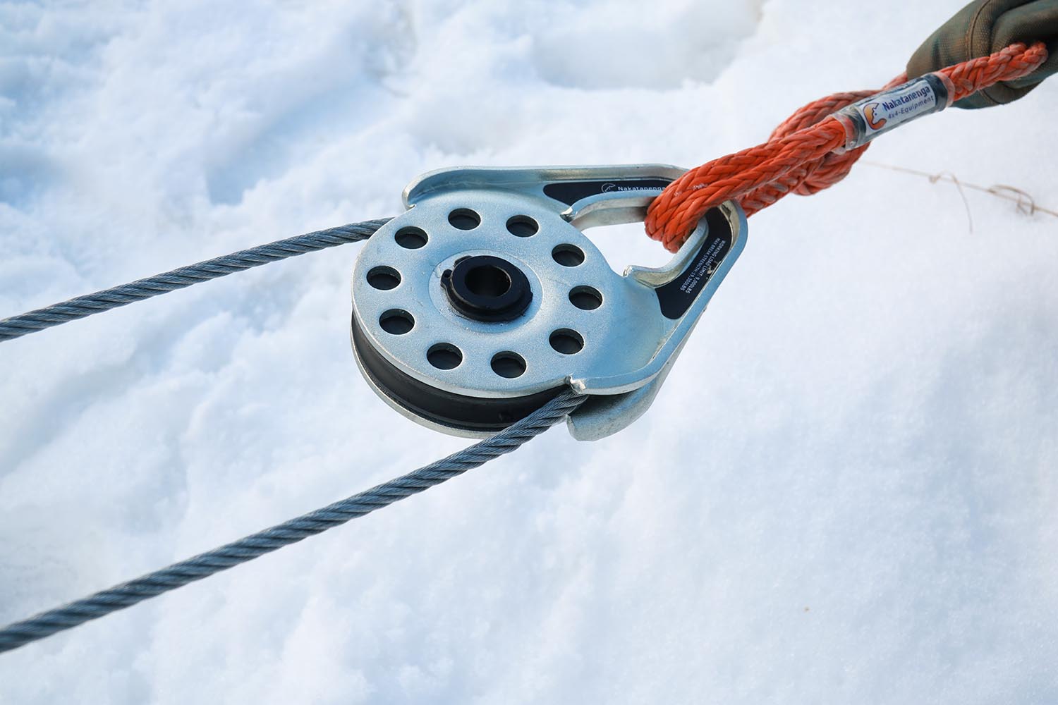 Umlenkrolle für Stahlseile