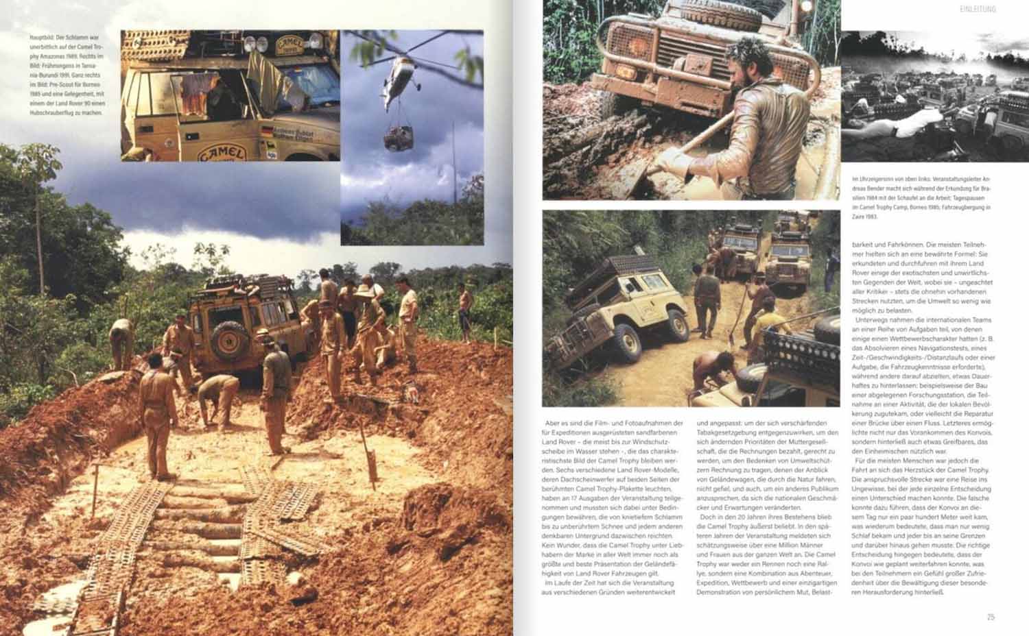 Blick ins Buch, Camel Trophy Seiten 24-25