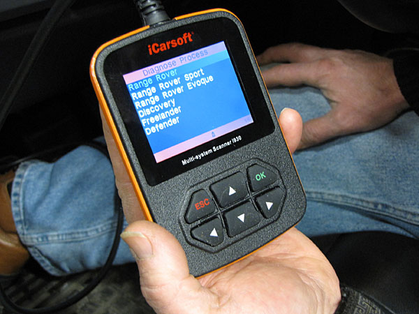 Fehlercodes auslesen für Land Rover FahrzeugeTerrafirma Diagnosegerät