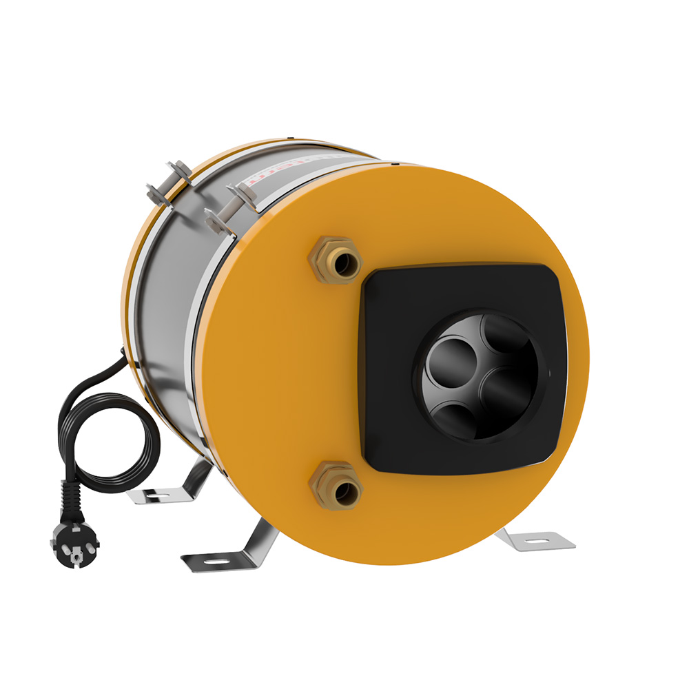 Ansicht Rückseite, Boiler für 9 Liter Wasser, 230V/500W