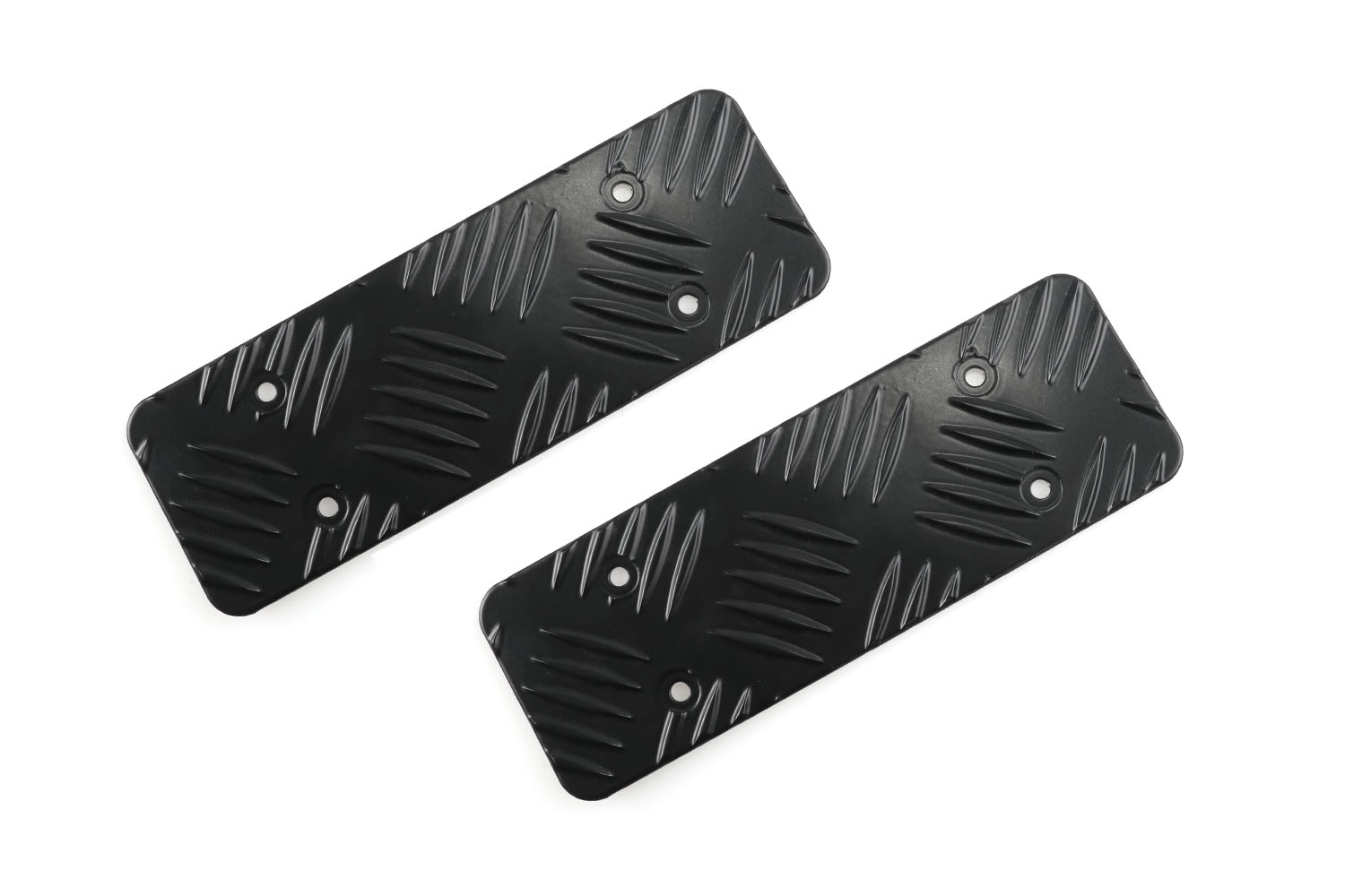 Riffelblechauflage für Stoßstange, schwarz