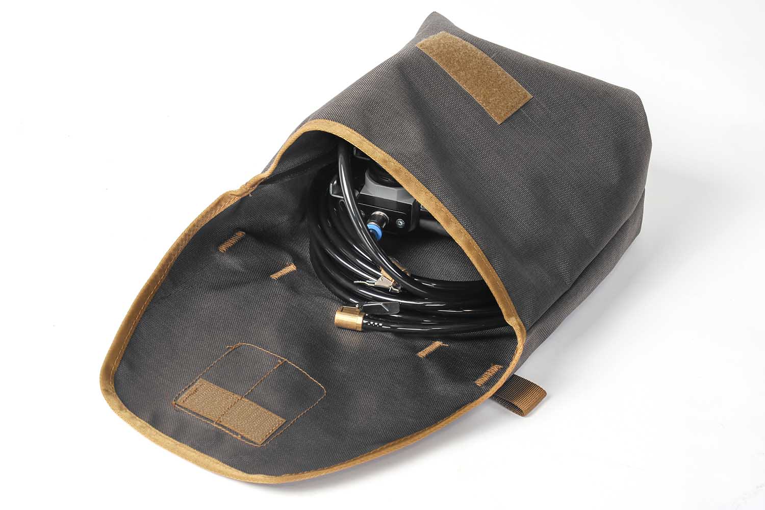 Pumpe mit Aufbewahrungstasche aus PU beschichtetem Nylon