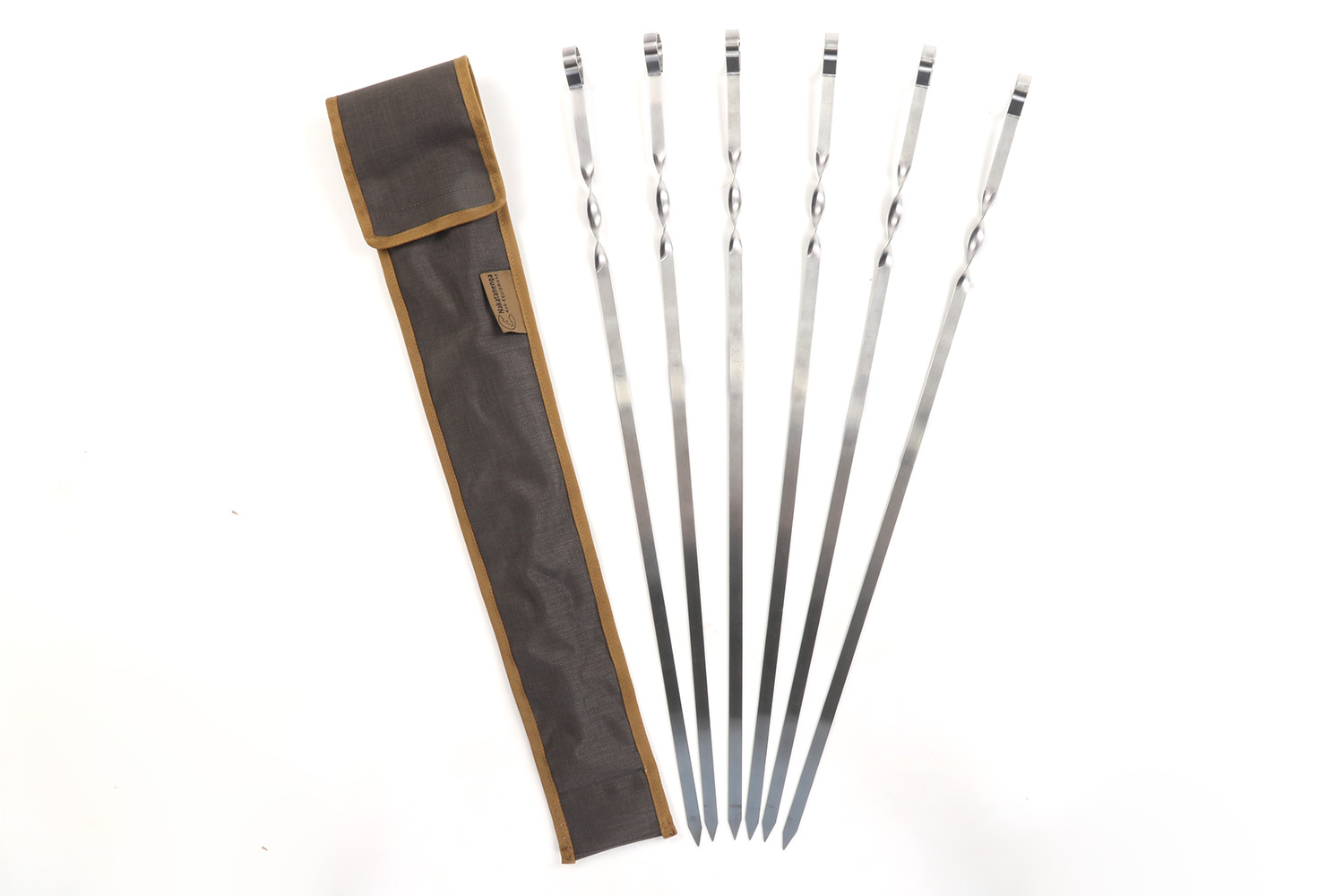 6 Stk Grillspieße mit Aufbewahrungstasche