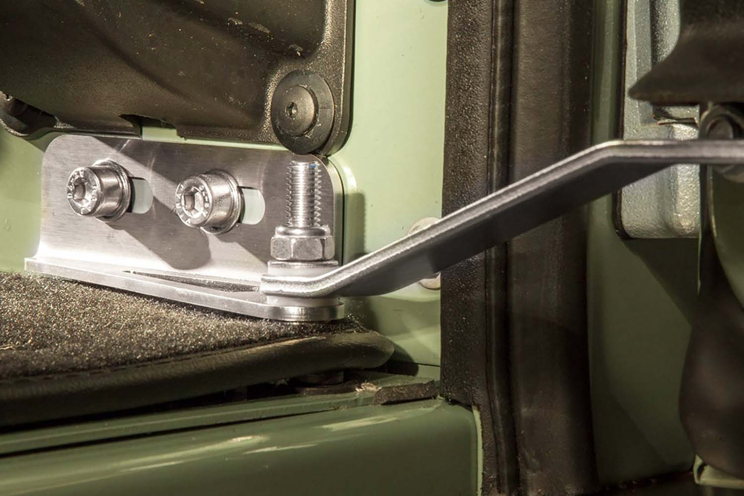 Anwendungsbeispiel, Türöffnungswinkel