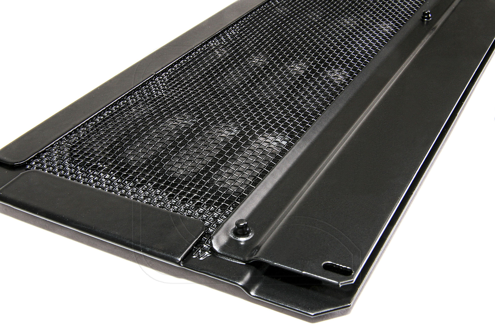 Lüftungsblech mti Moskitonetz, Detailaufnahme