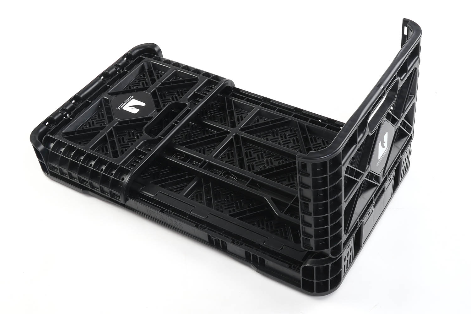 Box zum Klappen, schwarz, 90l