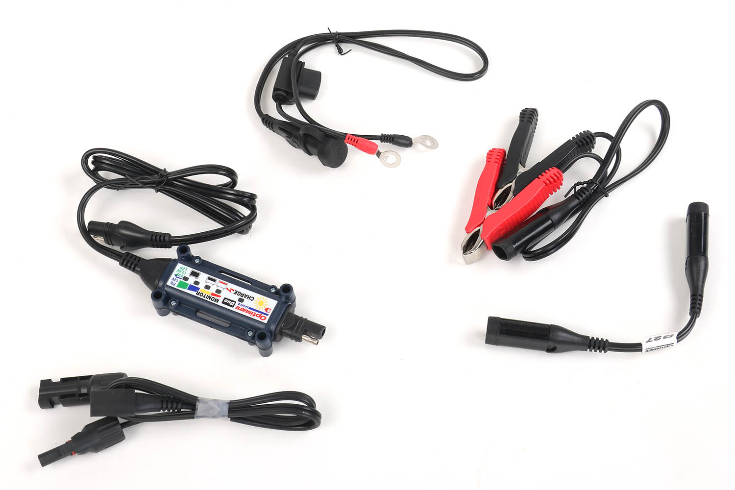 Laderegler und Anschlusskabel für Solarpanel für Motorhaube