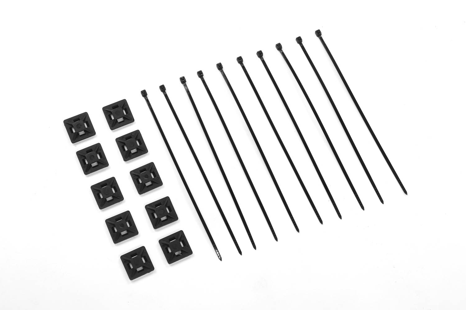 Kabelbinder zur Befestigung der Anschlusskabel, Solarpanel für Motorhaube