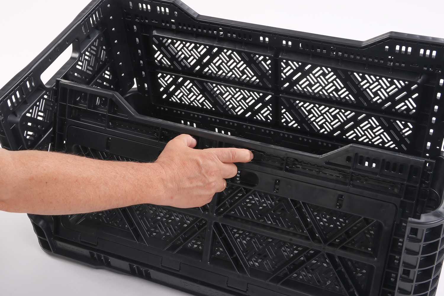 robuste Staubox 90l, schwarz