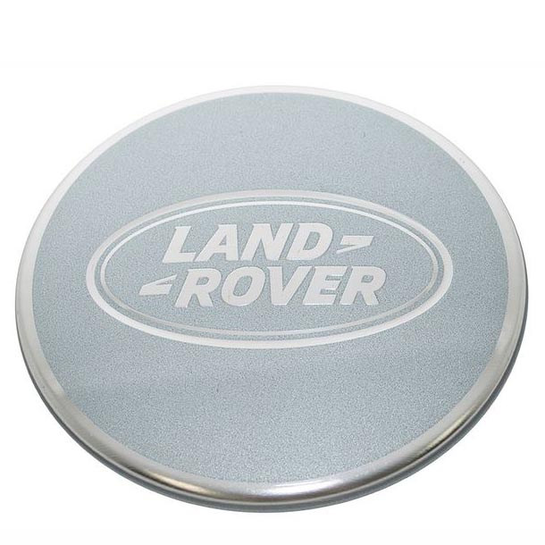 Nabendeckel silber mit Land Rover Logo