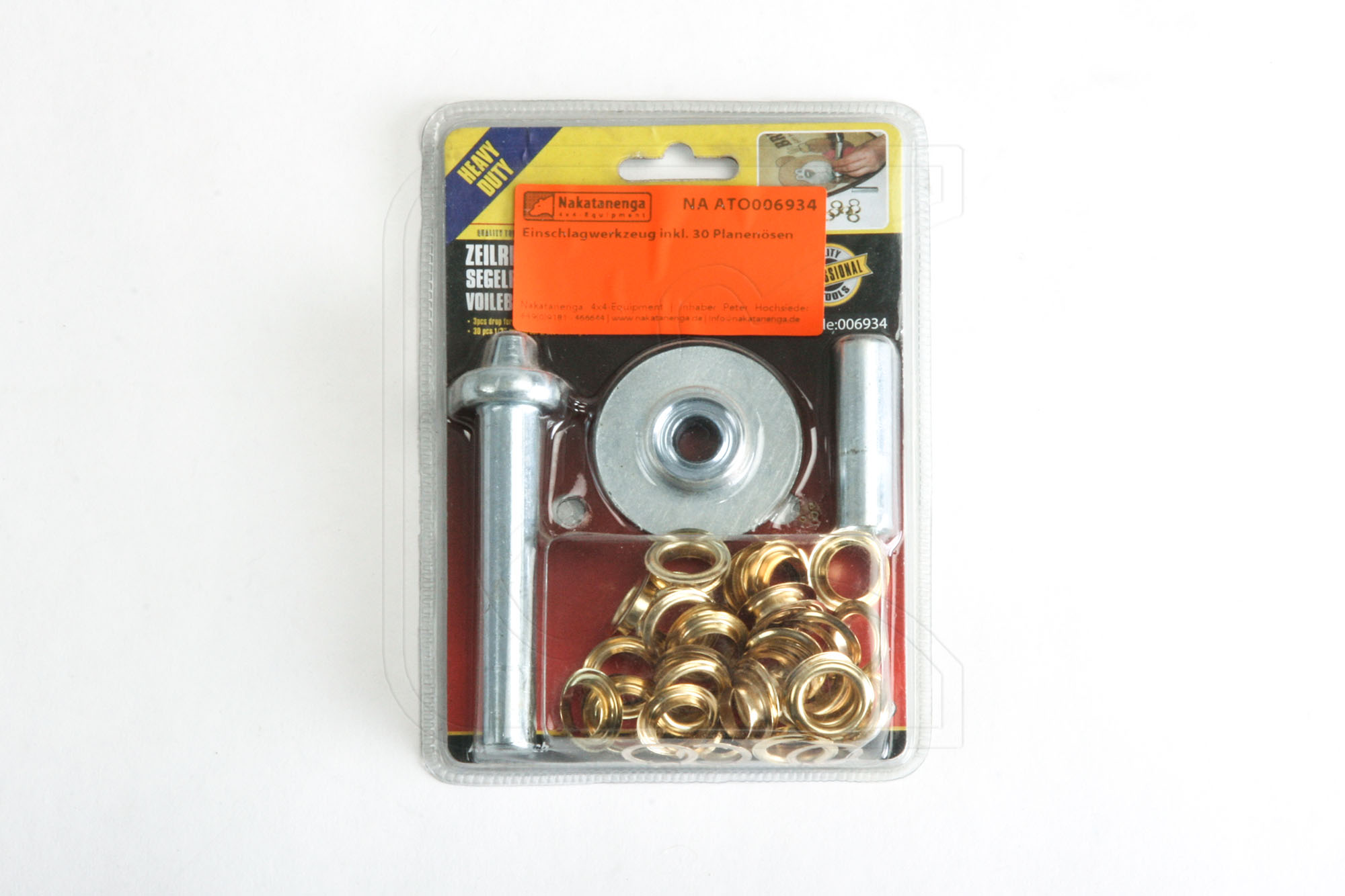 Einschlagwerkzeug Planenösen Set