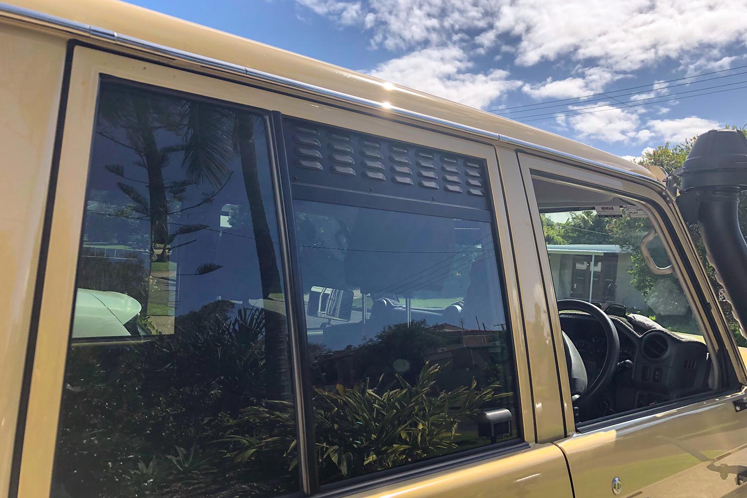 Nakatanenga Lüftungsbleche für hintere Seitenfenster - Toyota Land Cruiser 79 Series