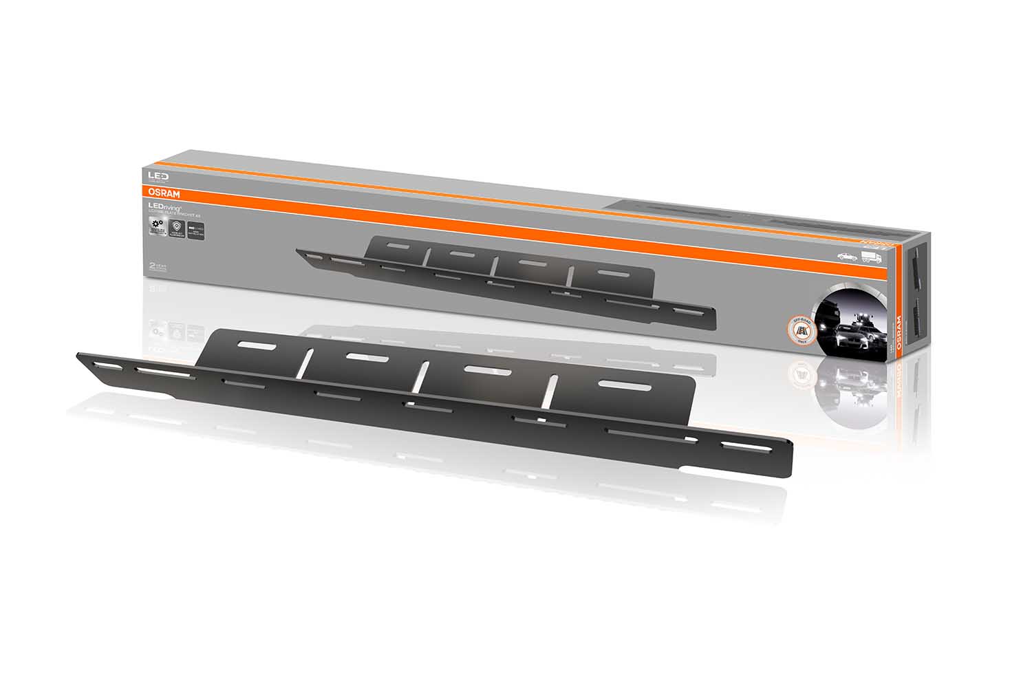 EU Kennzeichenhalterung mit Fahrlichtmontagemöglichkeit