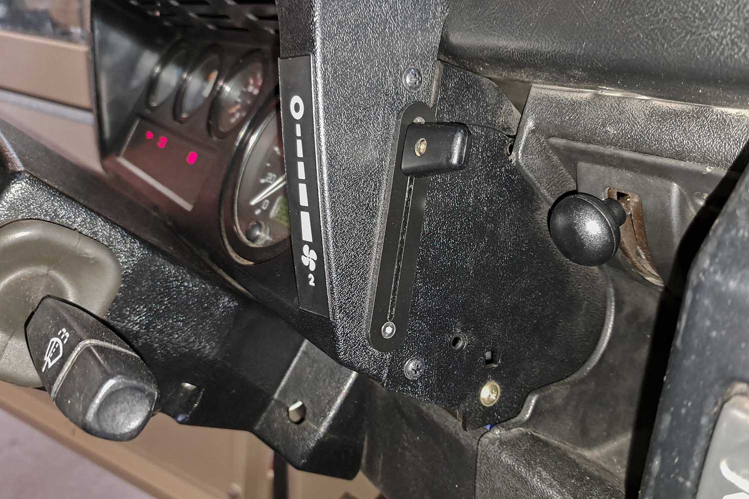 Gebläsesteuerung mit stufenlosem Regler