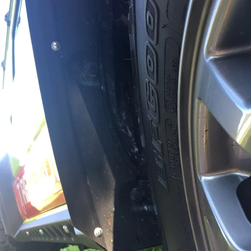 Kotflügelverbreiterung ideal bei Spurverbreiterung