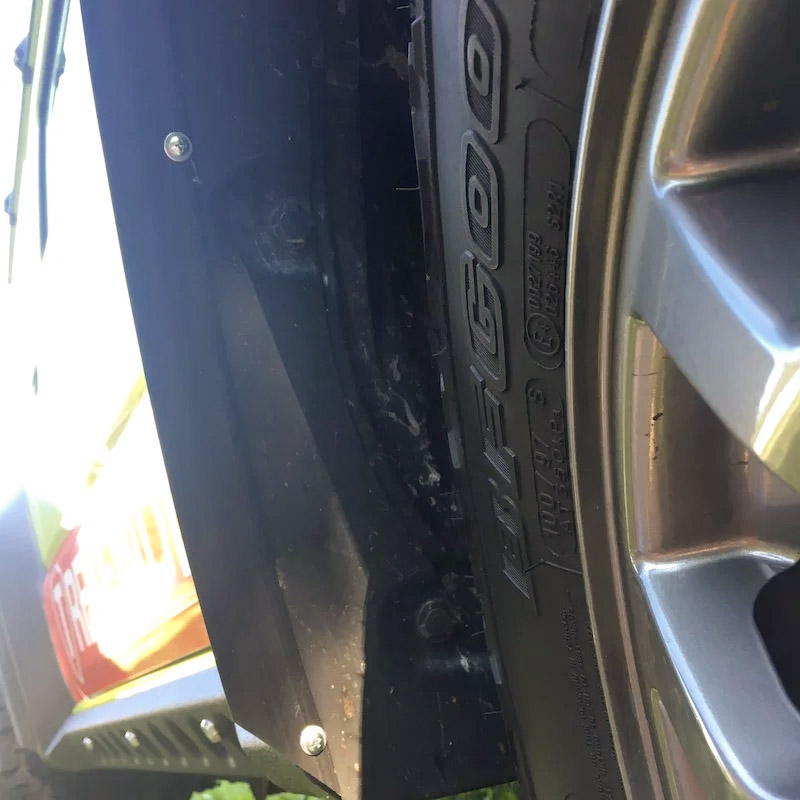 TREKFINDER Kotflügelverbreiterung Anwendung