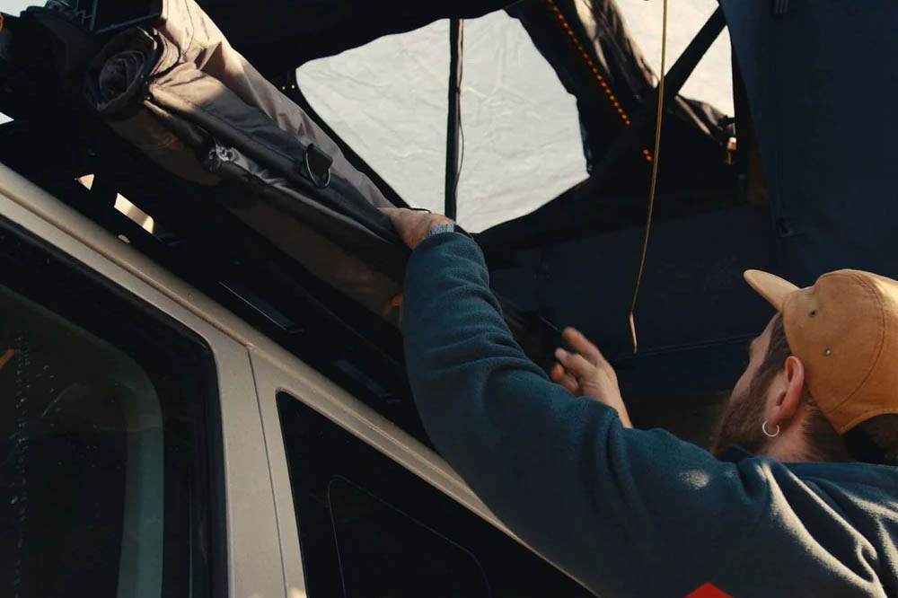 Duschzelt für Offroad Fahrzeuge