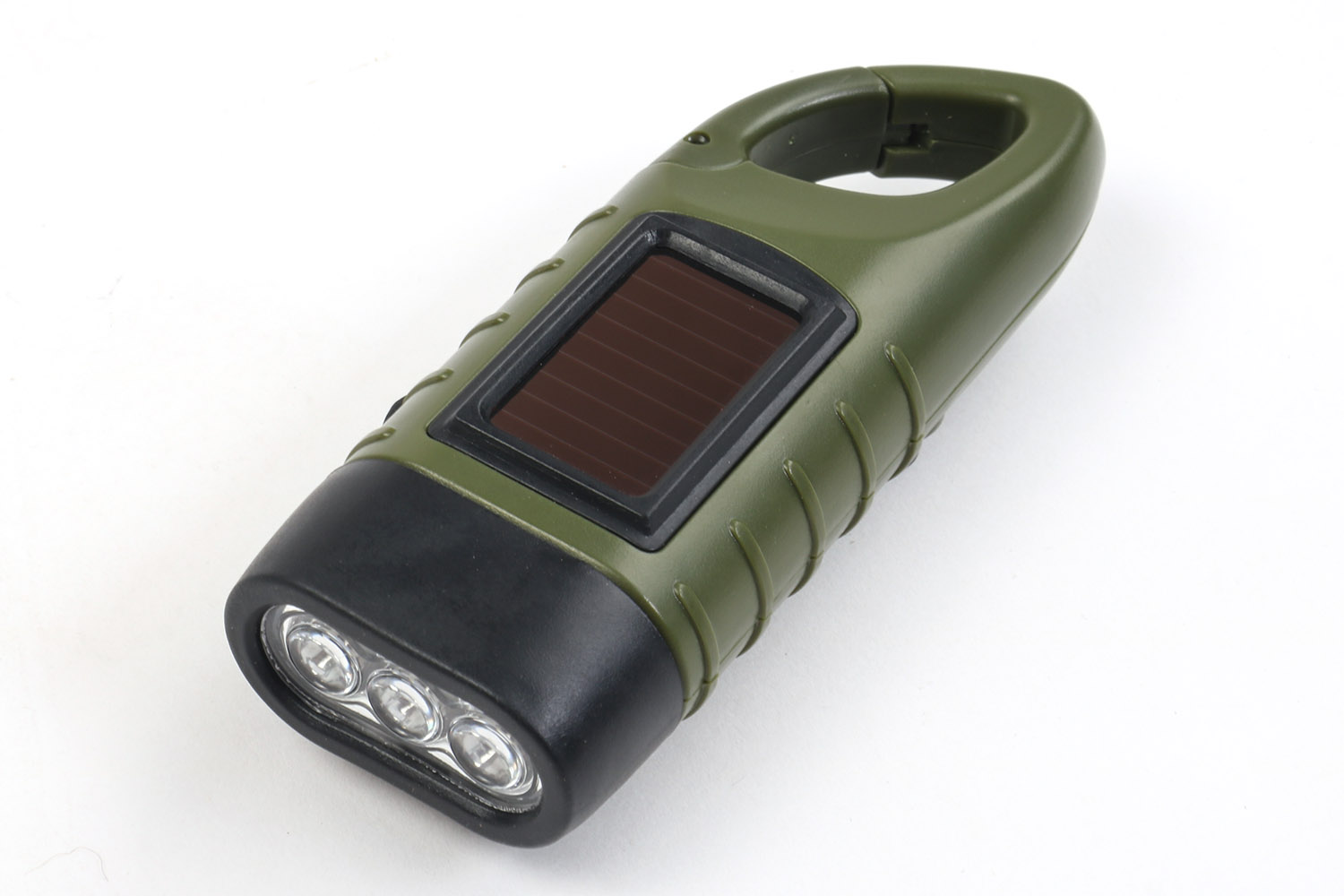 Taschenblampe mit Solarzelle zum Aufladen