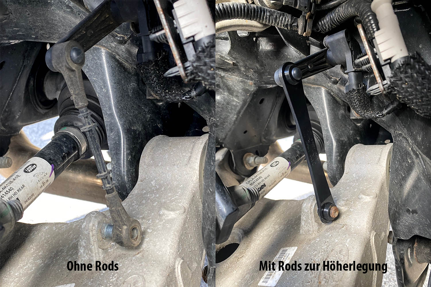 Rods zur Höherlegung New Defender mit Luftfahrwerk,ab Bj 2020